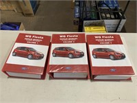 Ford Fiesta WQ Dealership Repair Folders x 3