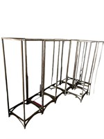 Lot of 7 Metal Display Racks