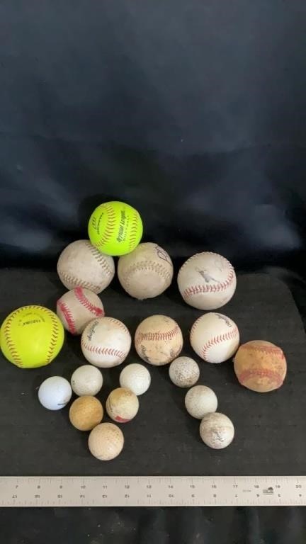 Assorted balls