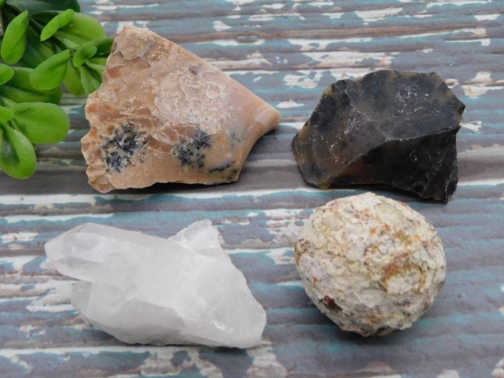 ROCK AUCTION! GEMS, CRYSTALS, FOSSILS, JEWELRY, QUARTZ, ROCK