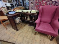 Pair of Victorian Mahogany Irish Corner Book