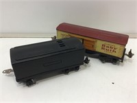 Lionel O Gauge 1681W Whistle Tender and Baby Ruth