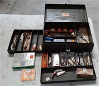 Vintage Tackle Box Full of Tackle