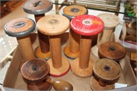 9 Wooden Spools & More 9H Tallest