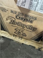 25lb pack of Crayola air dry clay