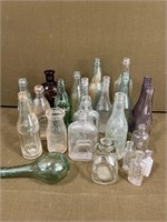 Collection of Vintage Advertising Bottles