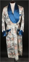 1950's Japanese Silk Brocade Dressing Gown