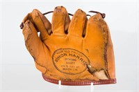 Early Advertising Baseball Glove