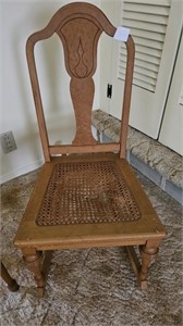 Cane Bottom Rocking Chair
