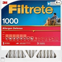 Filtrete 20x20x1 AC Furnace Air Filter MERV 11 4pk