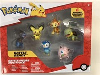 New Pokemon Battle Ready 6 Figure Pack