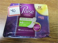 Poise Liners -New