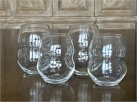 Four Riedel Glasses 4"