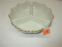 LENOX Divided Serving Dish/MINT Condition