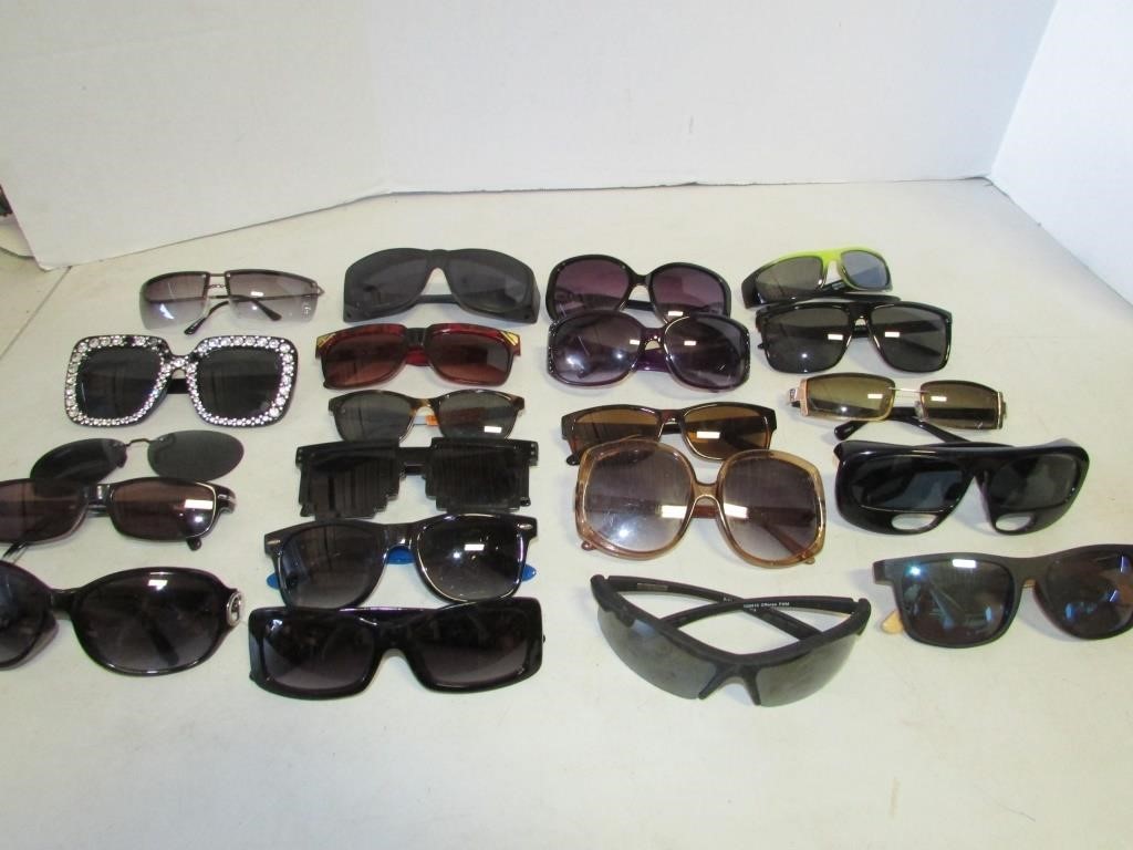 Box of Various Sunglasses