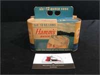 Hamms Cardboard Advertiser