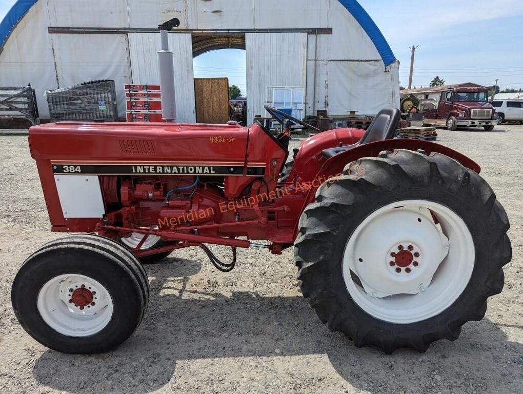 International 384 Tractor | Live and Online Auctions on HiBid.com