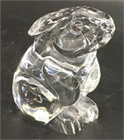 Baccarat France Glass Rabbit