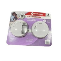 First Alert 2-in-1 Smoke & CO Alarms (2 Pack)