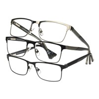 Foster Grant Kyne Square Reading Glasses  3pk