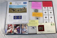 Coins, Stamp & Cards (See Desc)