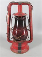 DIETZ MONARCH Red Glass Kerosene Lantern
