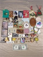 Various Assorted Magnets, Few Pins/Broche