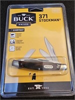 New Buck Stockman 371 3 blade pocket knife