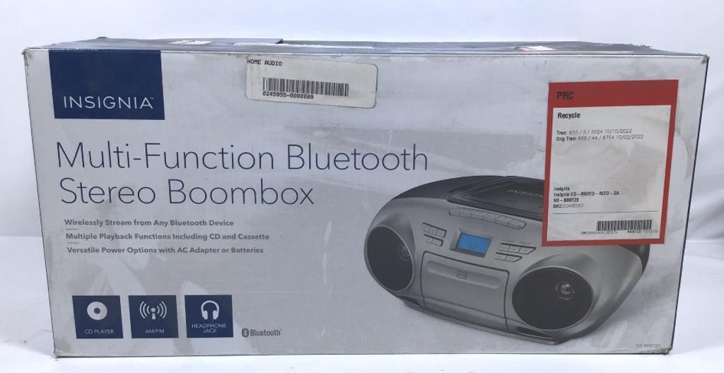 New Open Box Insignia Multi-Function Bluetooth