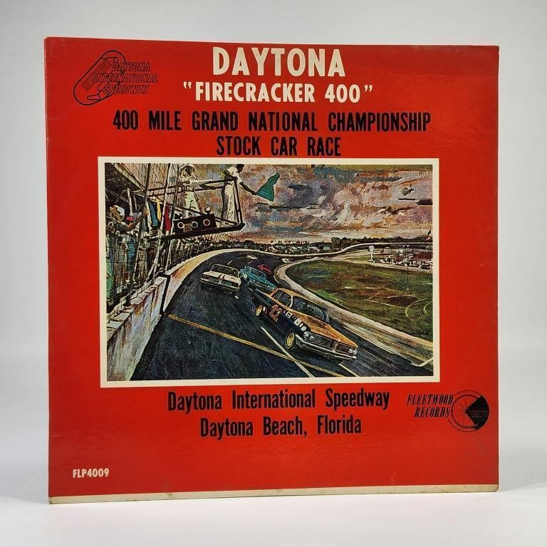 DAYTONA BEACH FL FIRECRACKER 400 LP RECORD ALBUM