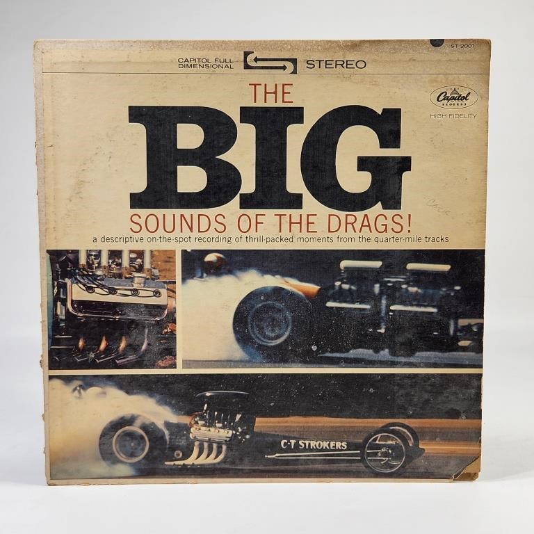 THE BIG SOUNDS OF THE DRAGS LP RECORD ALBUM