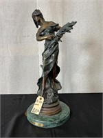 After Moreau "Lady with Wheat" Bronze