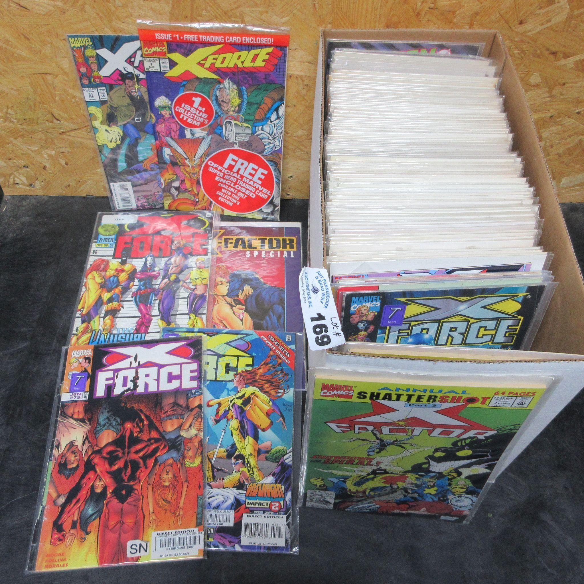 Box of Assorted Comic Books