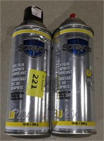 2 cans of dry film graphite lubricant
