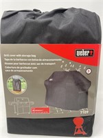 New Weber 7109 Grill Cover with Storage Bag for