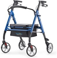 Rollator Walker with Large Seat