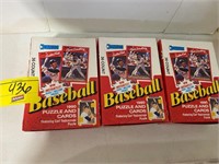 3 CASES OF SEALED PACKS OF 1990 DONRUSS BASEBALL