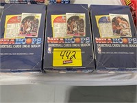 3 SEALED CASES OF 1990-91 NBA HOOPS BASKETBALL