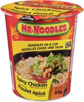 Sealed - MR. NOODLES Cup Spicy Chicken