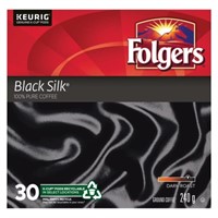 Sealed - Folgers Coffee Pods Black Silk Dark Roast