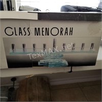 Glass Menorah