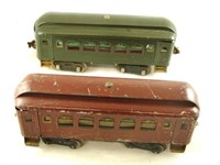 (2) LIONEL NYC LINES #35 PULLMAN CARS