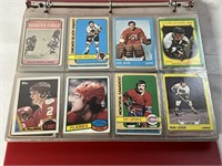 RING BINDER HOCKEY CARDS