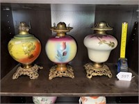 3 Oil Lamps