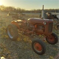 ALLIS CHALMERS B- WITH BELLY CULTIVATORS- RUNS