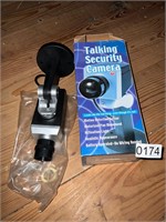 Talking security camera- not real but realistic