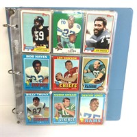 Folder with Vintage Football Cards