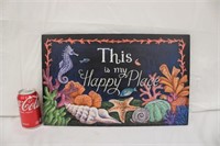 This Is My Happy Place Sign 14" x 12"