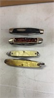 4 small pocket knife’s