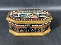 Indian Wooden Carved Trinket Box
